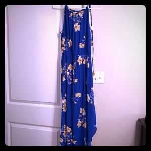 Blue maxi dress